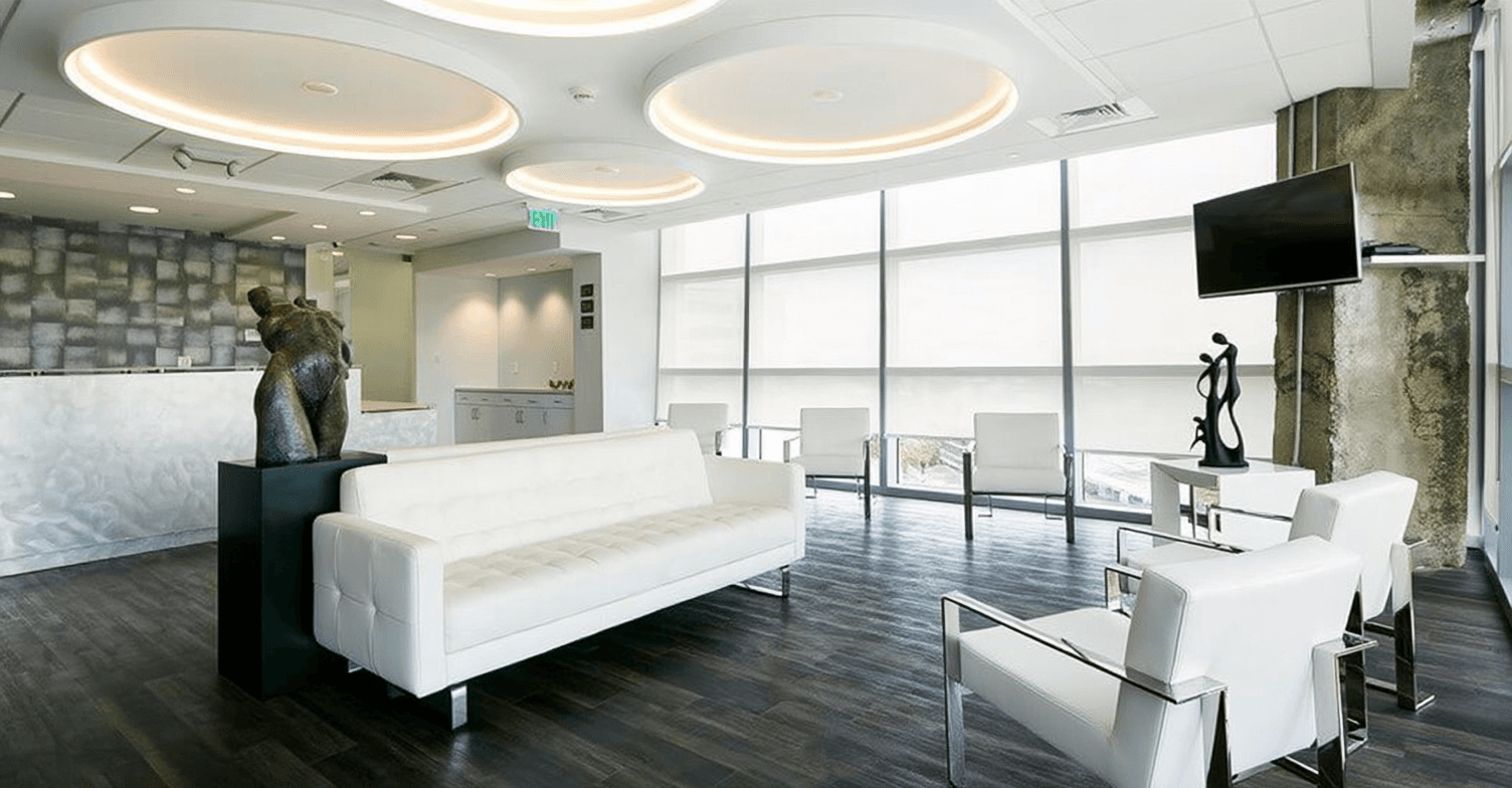 A bright, modern consultation room
